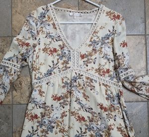 Wayf Floral Mini Dress